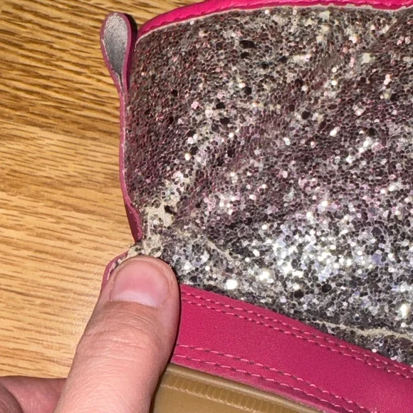 FabKids Brown and Pink Glitter Boots - Picture 11 of 12